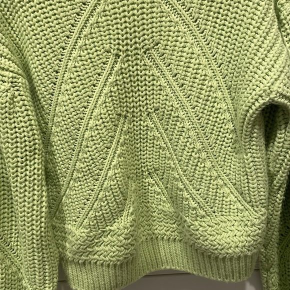 Topshop Chunky Knit Crop Sweater - Picture 2 of 9